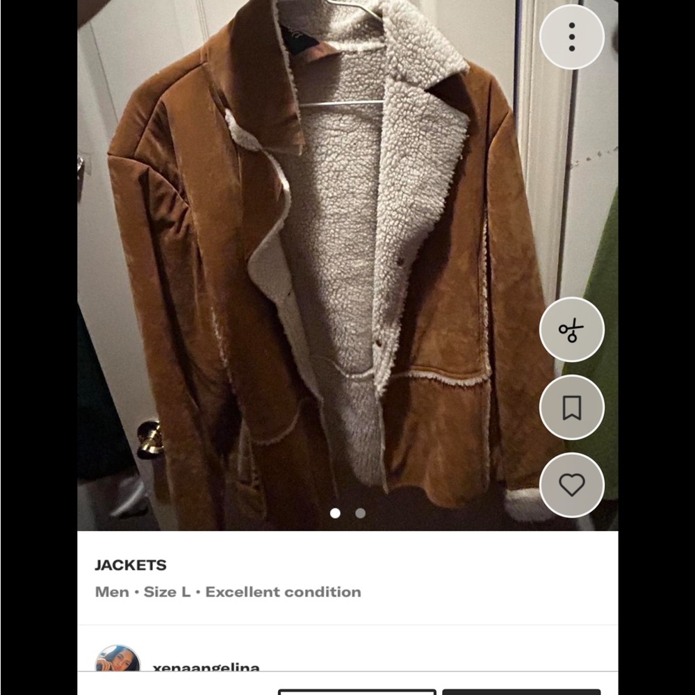 Brown Shearling Jacket - image 1